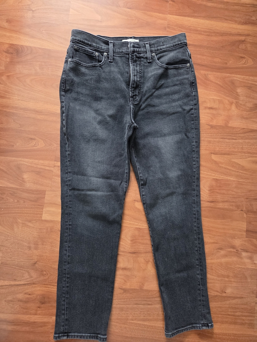 Madewell Slim Jeans in Washed Black